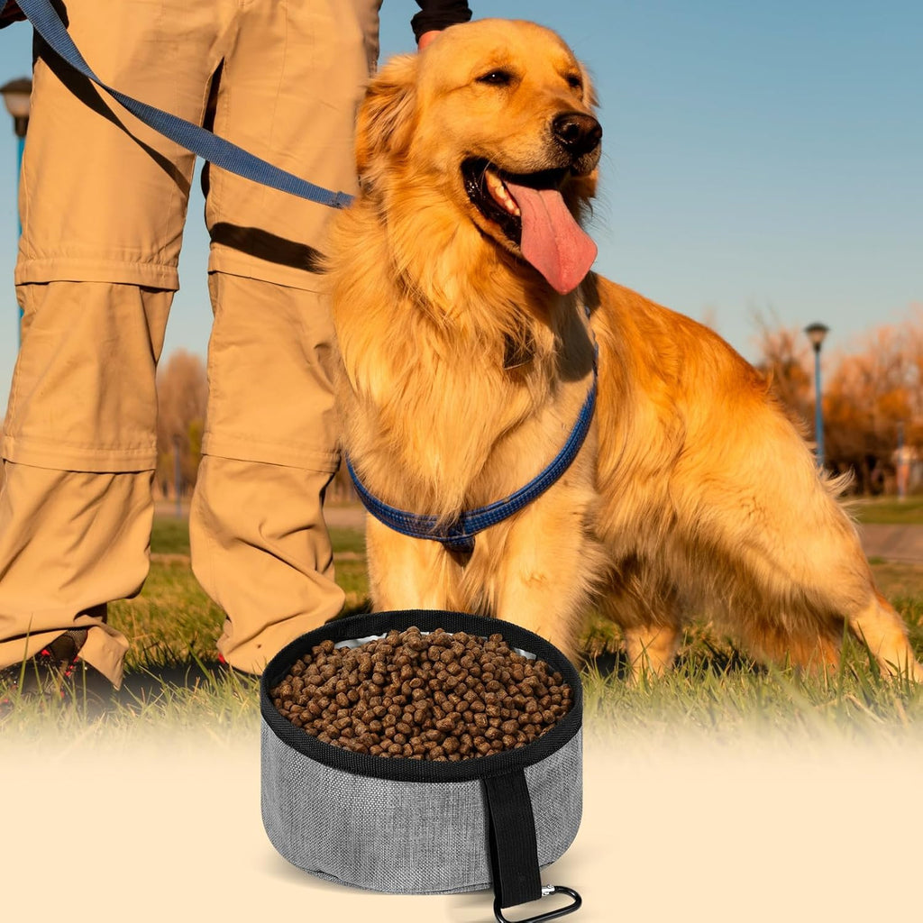 Travel dog bowl clip