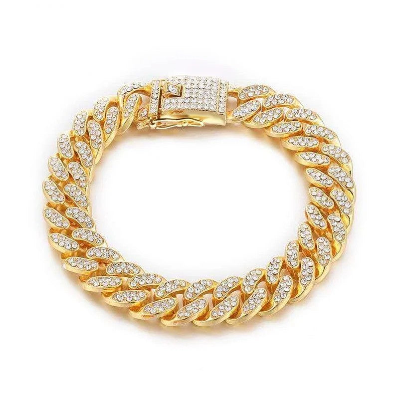 Pet chain collar luxury